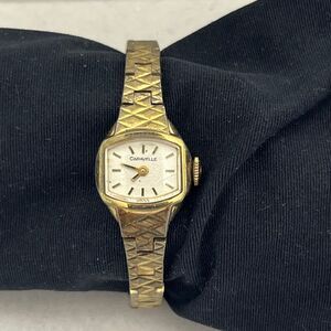 Caravelle by Bulova Women's Goldtone N9 Base Metal Textured Wristwatch